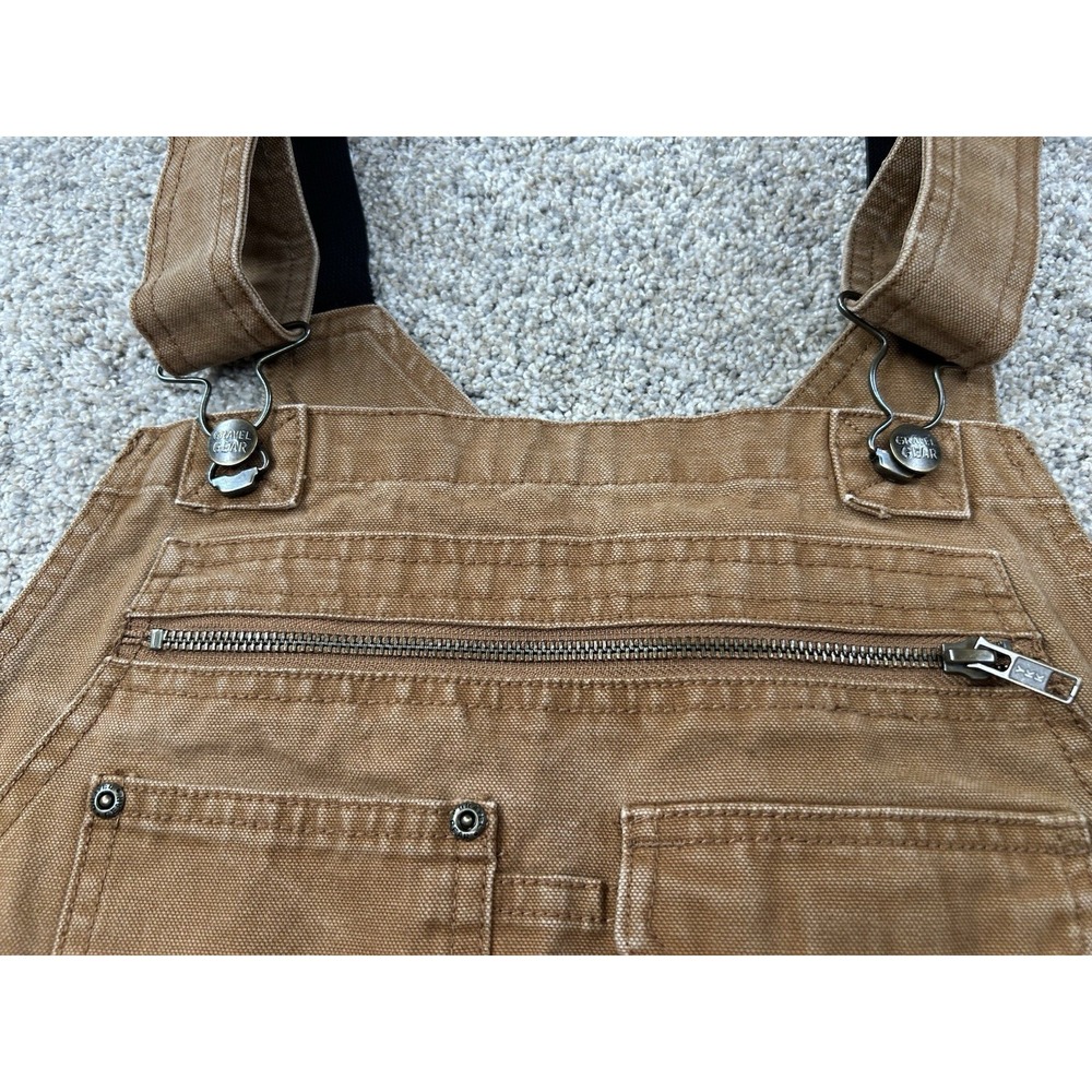 Gravel Gear Duck Bibs DoubleKnee Quality Carpenter Overalls Heavy-duty 44x32‎ - Picture 3 of 14